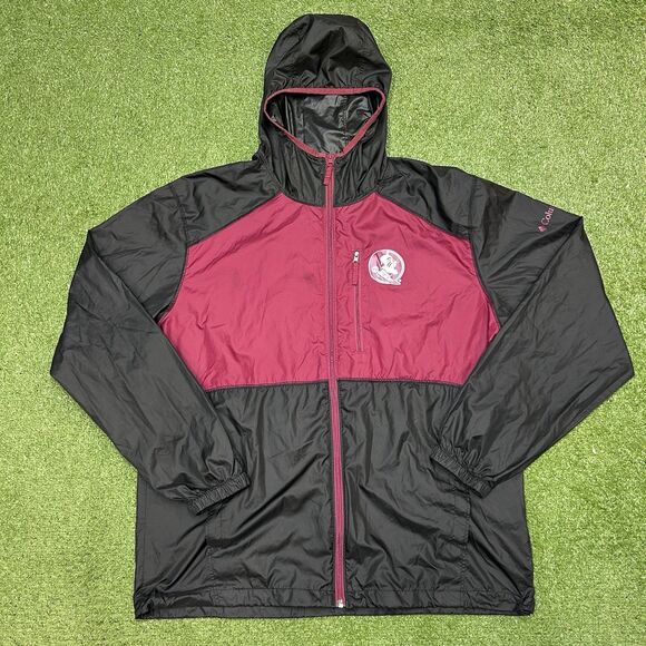 Florida State Seminoles Columbia Flash Forward Windbreaker Jacket Mens Large FSU - Picture 1 of 8